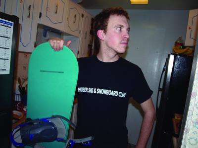 Logan Ullyott, president of the ski and snowboard club says he can’t wait to hit the slopes at Mont Tremblant.