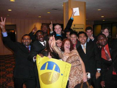 Humber College’s OCMC team celebrates its sixth place at the annual marketing competition. Humber College’s OCMC team celebrates its sixth place at the annual marketing competition.