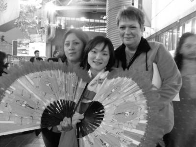 Bora Lee (centre), a Humber student who works at the International Centre, helped out at the Festival. Bora Lee (centre), a Humber student who works at the International Centre, helped out at the Festival.
