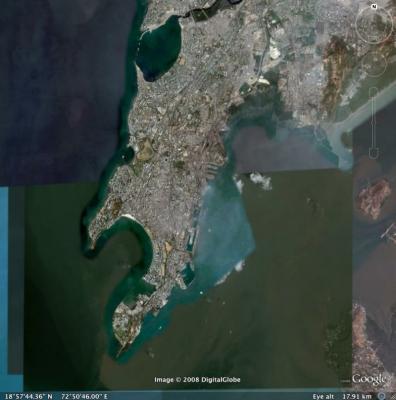 The terrorist attacks took place throughout Mumbai.