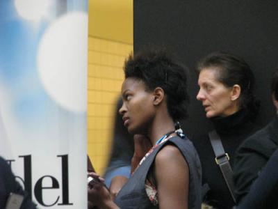 Jackie Rukeba, left, gets cut at auditions for Next Top Model. Jackie Rukeba, left, gets cut at auditions for Next Top Model.