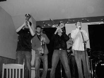 Left to Right: Andy Mac, Adlar Gross, Max Stanutz, Stefan Milo, Topher Harrison. Not pictured Steven Gallant and Gavin Hardy. Left to Right: Andy Mac, Adlar Gross, Max Stanutz, Stefan Milo, Topher Harrison. Not pictured Steven Gallant and Gavin Hardy.