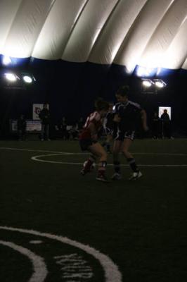 Rookie mid-fielder Brittany Szcerbakow, right, is turning heads.