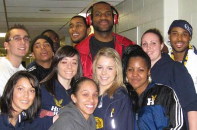 LeBron James visits Humber. LeBron James visits Humber.